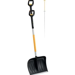 New X-series sneskraber, teleskophåndtag Haveredskaber