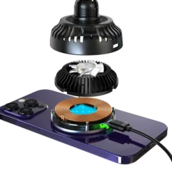 Best MagCool mobilholder med trådløs opladning til ventilationsgitter Mobil, Pc & Data