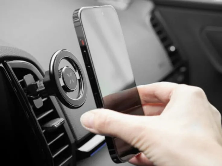 Hot MagMount magnetisk mobilholder til ventilationsgitter Mobil, Pc & Data
