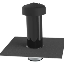 Best ventilationshætte, , integreret tagpap, kondensindsats, sort Ventiler