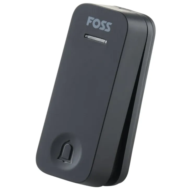Sale Foss Trend Bluu 1 dørklokke, til stikkontakt, trådløs, 150 m, sort Dørklokker