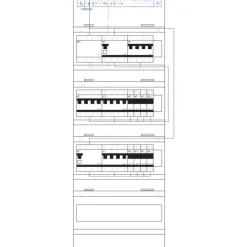Sale Færdigmonteret gruppetavle LLK4.T.2H.4K.8L Tavler & Skabe