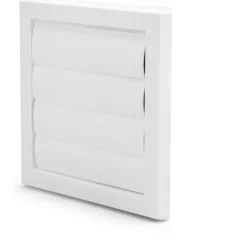 Best lamelrist, 150x150 mm, hvid Badeværelsesventilatorer