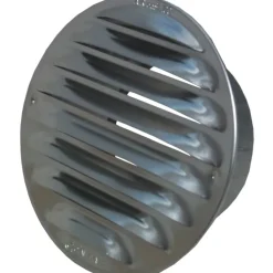 Outlet Murrist, Ø100 mm, Ø130 mm flange, aluminium Badeværelsesventilatorer