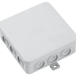 Clearance F-tronic E114 forgreningsdåse, 100x100 mm, lysegrå Samledåser