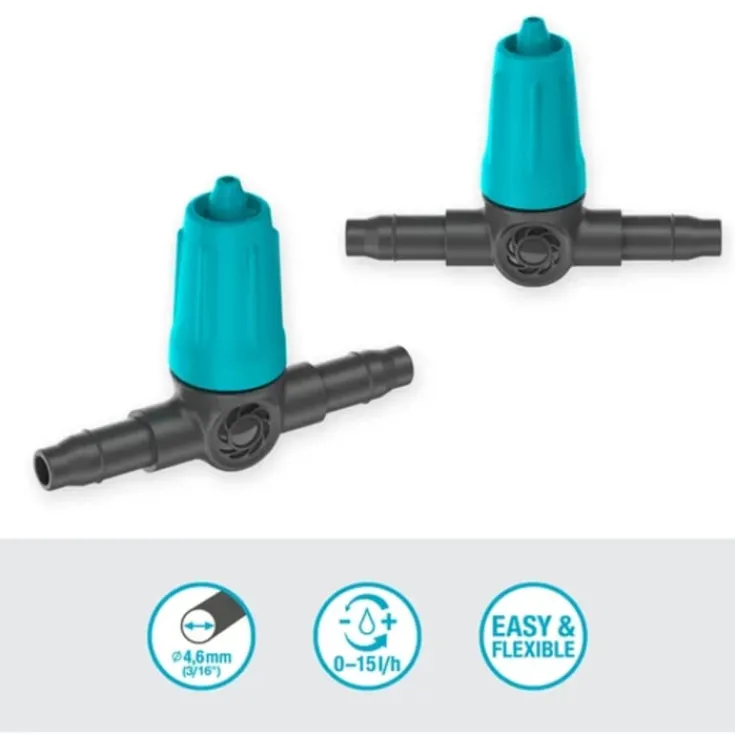 Discount micro-drip justerbar rækkedrypvander 0-15l Vandingssystemer