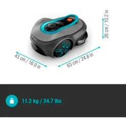 New Sileno robotplæneklipper, GPS og appstyring, 800m², grå Havemaskiner