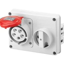 Discount CEE indbygningsstikkontakt, 5P, 16A, 400V, IP44 Industrimateriel|Cee Vægudtag