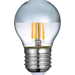 Clearance GN Diolux E27 kronepære med topforspejling, 2700K, 4W Gn Belysning