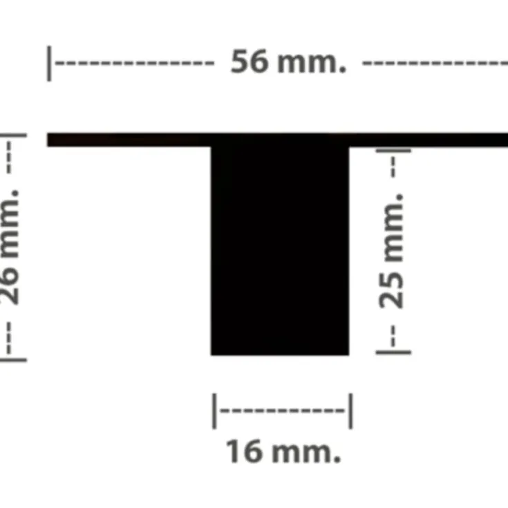 Discount planforsænket LED skinne til Troldtekt loft 60 cm, 4000K Led Skinner