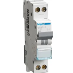 Outlet Automatsikring C 1P+N 1M, Tavlekomponenter