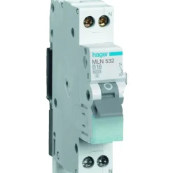 Clearance Automatsikring C 1P+N 1M, Tavlekomponenter
