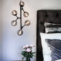 Best Atom vertical lysekrone, røgfarvet Loftlamper