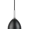 Sale Bellevue pendel, sort/krom, Ø14 cm Loftlamper