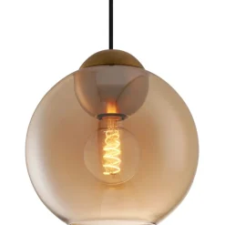 Best Bubbles pendellampa, bärnstensfärgad, Ø24 cm Loftlamper