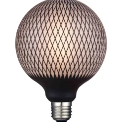 Discount Colors Diamond Print E27 globepære, 3-trins dæmp, 7W Halo Design