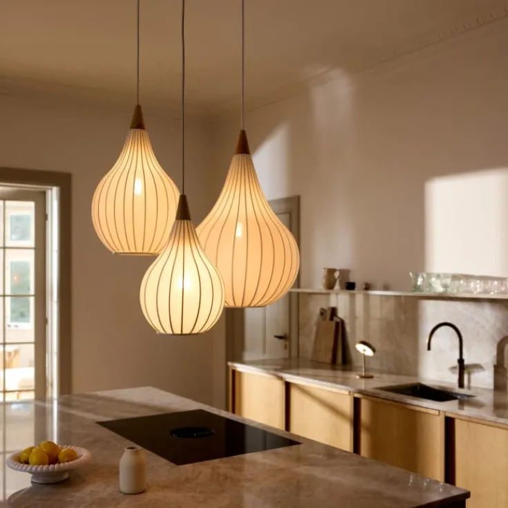 Outlet Drops pendel, stof, Ø30 cm Halo Design
