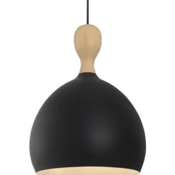New Dueodde pendel, sort/metal, Ø30 cm Halo Design