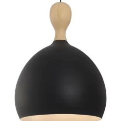 Hot Dueodde pendel, sort/metal, Ø39 cm Halo Design