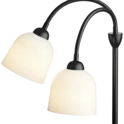 Online Glow gulvlampe, opal/sort, Gulvlamper