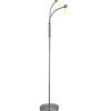 Hudson gulvlampe, 2-armet, stål Gulvlamper