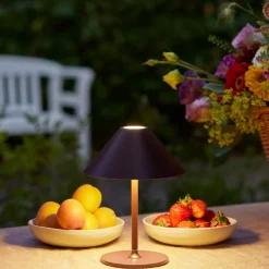 Discount Hygge genopladelig bordlampe, H20 cm, Udendørs Bordlamper|Genopladelige Lamper