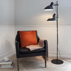 Outlet Metropole gulvlampe 2, sort Gulvlamper