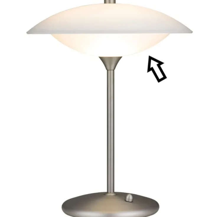 Discount reserveglas til Baroni bordlampe, nederste skærm, Ø25 cm Reserveglas