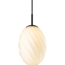 Sale Twist Egg pendel, sort, Halo Design