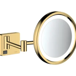 Best AddStoris makeup spejl med lys, guld Spejle Med Lys