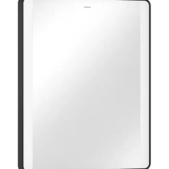 Sale Xarita Lite Q spejl med lys, 60x70 cm, sort Spejle Med Lys