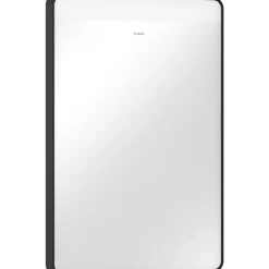 New Xarita Lite Q spejl med lys, sensor, 50x70 cm, sort Spejle Med Lys