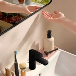 Best Xarita Lite Q spejl med lys, sensor, 60x70 cm, sort Spejle Med Lys