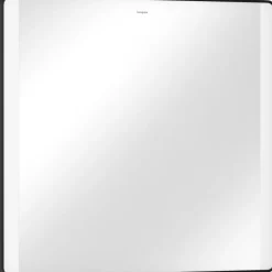 New Xarita Lite Q spejl med lys, sensor, 80x70 cm, sort Spejle Med Lys