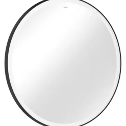 Clearance Xarita Lite S spejl med lys, sensor, Ø90 cm, sort Spejle Med Lys
