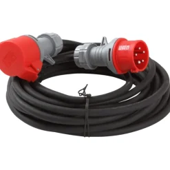 Outlet CEE kabelsæt, 5x1,5 mm², 16A, 10 meter Industrimateriel|Cee Stikpropper