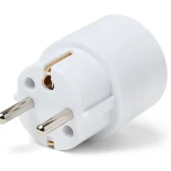 Best Hybrid adapter stik, DK til schuko stik, hvid Stikpropper