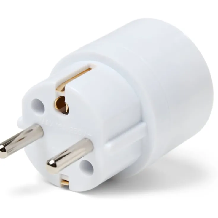 Best Hybrid adapter stik, DK til schuko stik, hvid Stikpropper