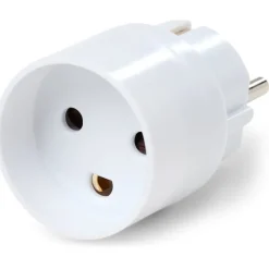 Best Hybrid adapter stik, DK til schuko stik, hvid Stikpropper