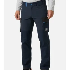 Helly Hansen Oxford servicebukser med 4-vejs stretch, marineblå/mørkegrå, str. Bukser & Shorts