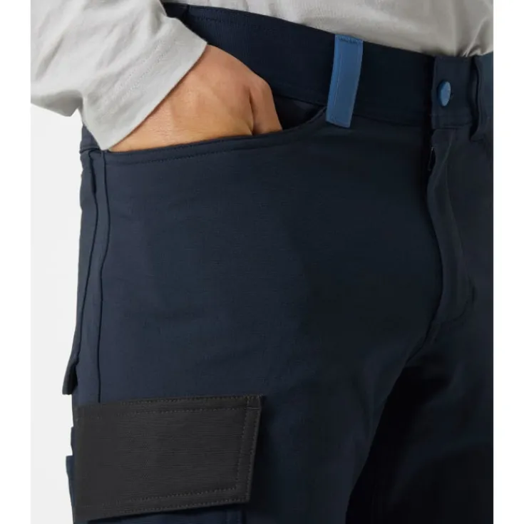 Helly Hansen Oxford servicebukser med 4-vejs stretch, marineblå/mørkegrå, str. Bukser & Shorts