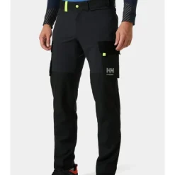 Discount Helly Hansen Oxford servicebukser med 4-vejs stretch, mørkegrå/sort, str. Bukser & Shorts