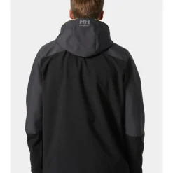 Discount Helly Hanen Oxford ofthell jakke, ort/mørkegrå, tr. Jakker & Veste