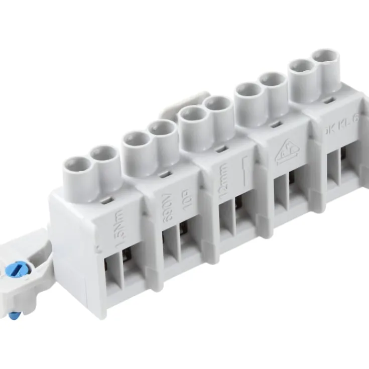 Outlet DK0606G membrandåse, 130x130 mm, grå Samledåser