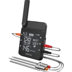 Sale HerQs Professional, stegetermometer med trådløs display, appstyret Grill & Udstyr