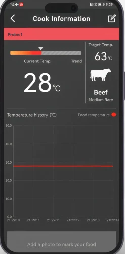 Sale HerQs Professional, stegetermometer med trådløs display, appstyret Grill & Udstyr
