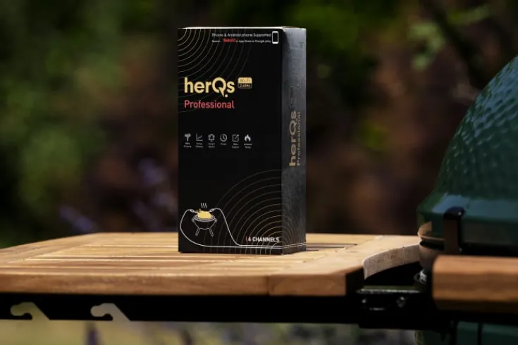 Sale HerQs Professional, stegetermometer med trådløs display, appstyret Grill & Udstyr
