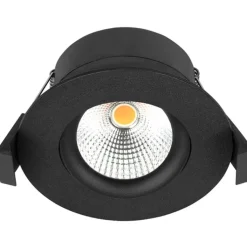 Best D3 Tilt360 indbygningsspot, 6W, 2700K, sort Indbygningsspots