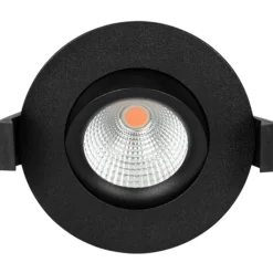 Sale D8 Tilt360 indbygningsspot, 8W, 2700K, sort Indbygningsspots