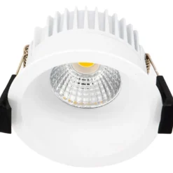 Hot D7 udendørs indbygningsspot, 6W, 3000K, hvid Indbygningsspots